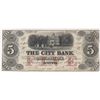 Image 1 : Obsolete Note: 1855 The City Bank of Augusta, Georgia - GA50.