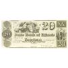 Image 3 : Obsolete Note: Lot of (3) Obsolete Notes includes 1840 $10, $20  $50 State Bank of Illinois Lockpo