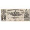 Image 1 : Confederate Currency: September 2, 1861 $5 Confederate States of America - T-37.