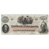 Image 2 : Confederate Currency: August 26, 1862 $100 Confederate States of America - T-41.