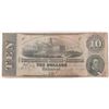 Image 1 : Confederate Currency: December 2, 1862 $10 Confederate States of America - T-52.
