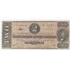 Image 1 : Confederate Currency: February 17, 1864 $2 Confederate States of America - T-70.