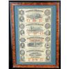 Image 1 : Obsolete Currency Sheet: 1800's Uncut Sheet Nebraska Territory - Western Exchange Fire  Marine Insu
