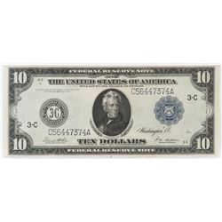 1914 $10 Federal Reserve Note - Philadelphia. FR# 915c.