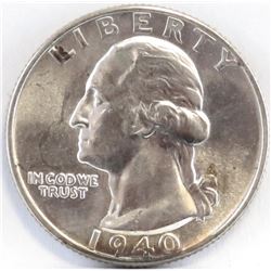 1940 D Washington Quarter.