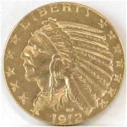 1912 $5 Indian Gold.