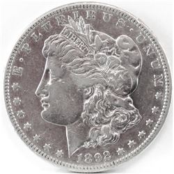 1892 S Morgan Dollar.