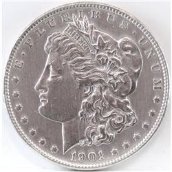 1901 Morgan Dollar.