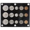 Image 2 : Complete (15) Coin - 1941 U.S. P, D  S Set in Capital Holder - Halves, Quarters, Dimes, Nickels  C
