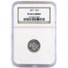 Image 1 : Proof: 1877 Three Cent Nickel. NGC PF66 Cameo.