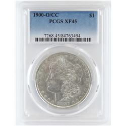 1900 O/CC Morgan Dollar. PCGS Certified XF45.