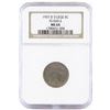 Image 1 : 1937 D (3-Legged) Buffalo Nickel - FS-020.2. NGC Certified MS64.
