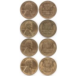 Lot of (4) Lincoln Wheat Cents includes 1918, 1920, 1927  1929.
