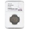 Image 1 : 1804 Draped Bust Quarter. NGC Certified Fine details -stained.