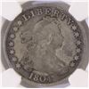 Image 3 : 1804 Draped Bust Quarter. NGC Certified Fine details -stained.