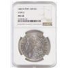 Image 1 : 1887/6 Morgan Dollar - VAM 2 Top 100. NGC Certified MS62.