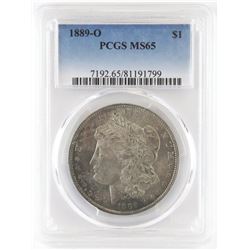 1889 O Morgan Dollar. PCGS Certified MS65.