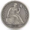 Image 1 : 1849 Seated Liberty Dollar.