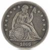 Image 1 : 1866 Seated Liberty Dollar.