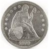 Image 1 : 1870 Seated Liberty Dollar.