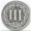Image 2 : Proof: 1885 Three Cent Piece Nickel.