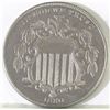 Image 1 : Proof: 1880 Shield Nickel.