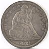 1872 S Seated Liberty Dollar.