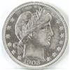 1903 O Barber Quarter.