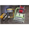 Image 1 : THREE SHOP LIGHTS ONE WITH EXTENSION CORD ON REEL