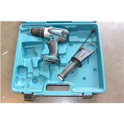 MAKITA CORDLESS HAMMER DRILL, NO BATTERIES OR CHARGER