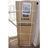 Image 1 : CAML 53-1/2" X 56" CHROME HORIZONTAL TRIPLE SLIDING SHOWER DOOR ASSEMBLY