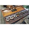 Image 2 : VINTAGE TAP AND DIE SET IN WOOD CASE