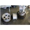Image 1 : CORVETTE RIMS AND TWO RIMS WITH SLICKS