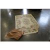Image 1 : 4 X 6 VINTAGE AREA CARPET WITH UNDERLAY