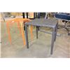Image 2 : SMALL ORANGE MESH ENDTABLE AND RATTAN ENDTABLE