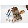 Image 1 : VINTAGE PULLEY CLAMP TOOLS AND VINTAGE HARDWARE