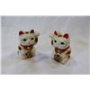 Image 1 : 2 LUCKY CAT FIGURES