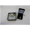 Image 1 : THREE STAINLESS LOST PROPERTY RING BANDS AND NECKLACE