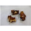 Image 1 : 3 WOOD PUZZLE BOXES AND COLLECTABLE COIN