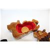 Image 2 : 3 WOOD PUZZLE BOXES AND COLLECTABLE COIN