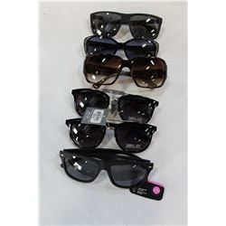 LOT OF SIX LOST PROPERTY SUNGLASS SOME NEW AND SOME POLARIZED
