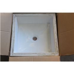 ACRI-TEC NEPTUNE CERAMIC UNDER MOUNT RECTANGULAR SINK 18-1/8" X 16-1/8" X 6-7/8"