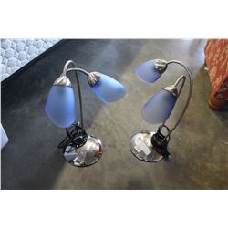 PAIR OF TABLE LAMPS