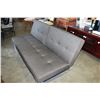 Image 1 : NEW HOME ELEGANCE GREY FABRIC CLICK CLACK FOLDING SOFA BED RETAIL $899