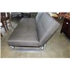 Image 2 : NEW HOME ELEGANCE GREY FABRIC CLICK CLACK FOLDING SOFA BED RETAIL $899