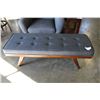 Image 1 : NEW HOME ELEGANCE MODERN GREY TUFTED BENCH, RETAIL $249