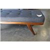 Image 2 : NEW HOME ELEGANCE MODERN GREY TUFTED BENCH, RETAIL $249