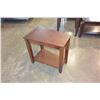 Image 2 : NEW HOME ELEGANCE CHAIR SIDE TABLE, MINOR CORNER FREIGHT DAMAGE, RETAIL $159