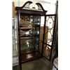 Image 2 : LINEAGE HOME FURNISHING MAHOGANY GLASSDOOR ILLUMINATED CABINET