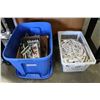 Image 1 : TOTE OF VARIOUS THOMAS KINKADE HAWTHORNE VILLAGE FIGURES FENCES TREES AND ACCESSORIES AND TOTE OF LI